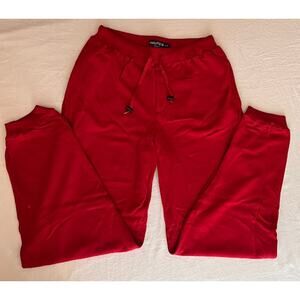 VTG Nautica Sweatpants Mens Classic Red Black Toggles Size L